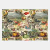 Feuille De Papier Cadeau Amérique vintage (Devant 2)