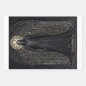 Feuille De Papier Cadeau Âmes gothiques maudites et démons (Devant 2)