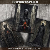 Feuille De Papier Cadeau Âmes gothiques maudites et démons