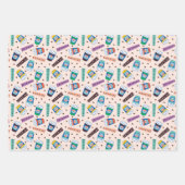 Feuille De Papier Cadeau AMIS™ | Central Perk Vibrant Motif café (Devant 2)