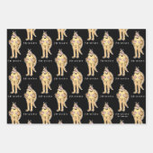 Feuille De Papier Cadeau AMIS™ | Holiday Armadillo (Devant 2)