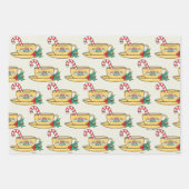 Feuille De Papier Cadeau AMIS™ | Musique de vacances Perk Central (Devant)