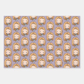 Feuille De Papier Cadeau AMIS™ | Phoebe Chibi (Devant)