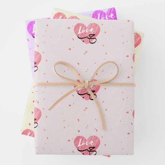 Feuille De Papier Cadeau amour arabe habibi (En situation)