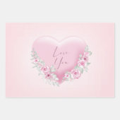 Feuille De Papier Cadeau Amour Maman (Devant 3)