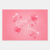 Feuille De Papier Cadeau Amour Maman (Devant 2)
