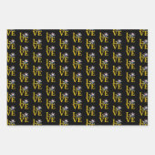 Feuille De Papier Cadeau Amour - Typographie du drapeau philippin (Devant 2)