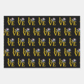 Feuille De Papier Cadeau Amour - Typographie du drapeau philippin (Devant)