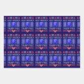 Feuille De Papier Cadeau Amusant Garder l'Amérique Trump Vacances libres (Devant)