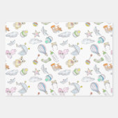 Feuille De Papier Cadeau Amusants bébés choses  (Devant 3)