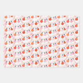 Feuille De Papier Cadeau Amusement hivernal (Devant 2)
