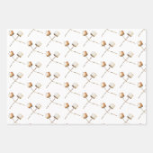 Feuille De Papier Cadeau Amusement S'mores Feu de camp Célébration de Frien (Devant 2)