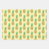 Feuille De Papier Cadeau Ananas (Devant)