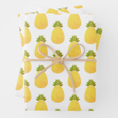 Feuille De Papier Cadeau Ananas (En situation)