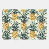 Feuille De Papier Cadeau Ananas (Devant 2)