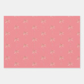 Feuille De Papier Cadeau Ananas rose Gold Tropical Parties scintillant (Devant 2)