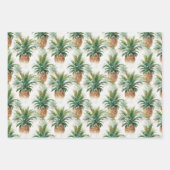Feuille De Papier Cadeau Ananas Tropical (Devant 2)