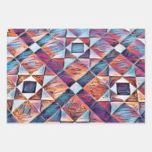FEUILLE DE PAPIER CADEAU ANCIENNE ANGLETERRE CARRELAGE SOL (Devant 3)