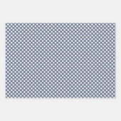 Feuille De Papier Cadeau Ancre nautique Pointe Stripe (Devant 3)
