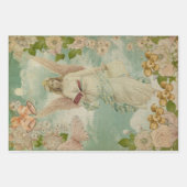 Feuille De Papier Cadeau Ange Christmas Bells (Devant)