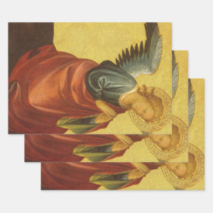 Feuille De Papier Cadeau Ange de la Renaissance par le Maître du Bambino Vi