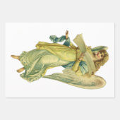 Feuille De Papier Cadeau Angel de Noël victorien, Gloria in Excelsis Deo (Devant 3)