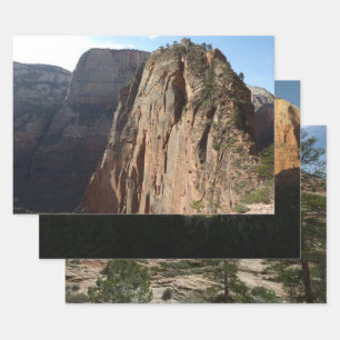 Feuille De Papier Cadeau Angels Landing à Zion National Park