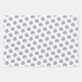 Feuille De Papier Cadeau Anglais Setter Blue Belton Peinture chien animal d (Devant 2)