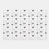 Feuille De Papier Cadeau Animal Cute Illustration (Devant)