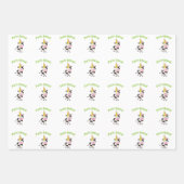 Feuille De Papier Cadeau Animal de fête !Vache (Devant 3)