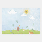 Feuille De Papier Cadeau animaux (Devant 3)