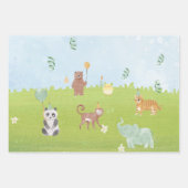 Feuille De Papier Cadeau animaux (Devant 2)