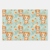 Feuille De Papier Cadeau Animaux Bébés (Devant 3)