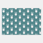 Feuille De Papier Cadeau Animaux colorés mignons Pastel Minimal (Devant)