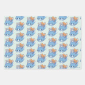 Feuille De Papier Cadeau Anime Tom, Jerry et Tuffy (Devant 3)