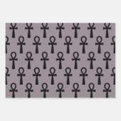 Feuille De Papier Cadeau Ankh Purple (Devant 3)