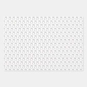 Feuille De Papier Cadeau Anneaux Fiançailles diamant (Devant)