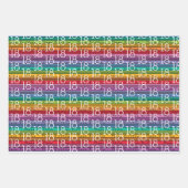 Feuille De Papier Cadeau Anniversaire 18 ans (Devant 3)