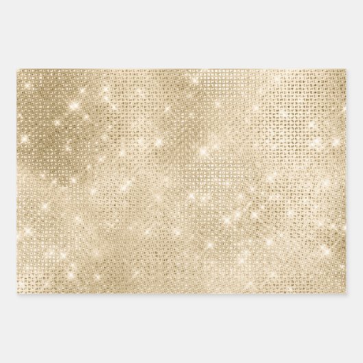Feuille De Papier Cadeau Anniversaire Célébration Motif Blue/Gold ID723 (Devant 2)