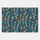 Feuille De Papier Cadeau Anniversaire coloré (Devant 3)