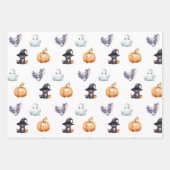 Feuille De Papier Cadeau Anniversaire Cute Spooktacular (Devant)