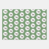 Feuille De Papier Cadeau Anniversaire de bébé éléphant (Devant 2)
