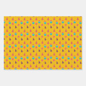 Feuille De Papier Cadeau Anniversaire de enfant Motif Cute Dinosaur (Devant)