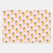 Feuille De Papier Cadeau Anniversaire de enfant Motif Fun Fruit (Devant)