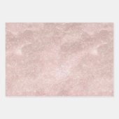 Feuille De Papier Cadeau Anniversaire de Glam rose (Devant 3)