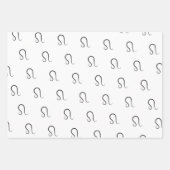 Feuille De Papier Cadeau Anniversaire de Leo (Devant)