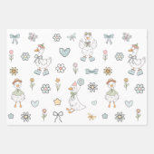 Feuille De Papier Cadeau Anniversaire de l'oie sotte (Devant 2)