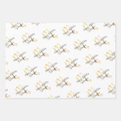 Feuille De Papier Cadeau Anniversaire de Scorpio (Devant)