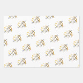 Feuille De Papier Cadeau Anniversaire de Virgo (Devant 3)