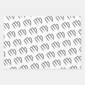 Feuille De Papier Cadeau Anniversaire de Virgo (Devant 2)